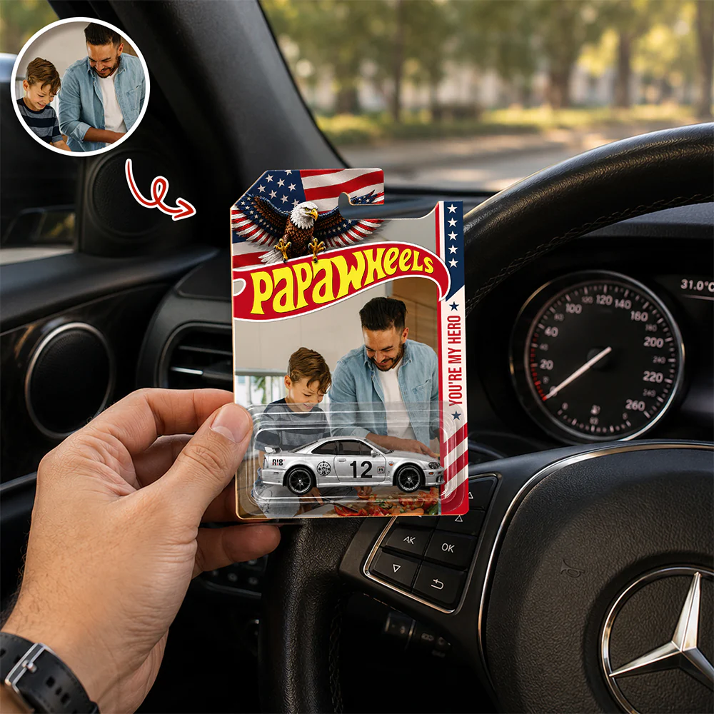 Personalized US Flag Dad Wheels Gift For Father's Day HA75 921542 - Image 4