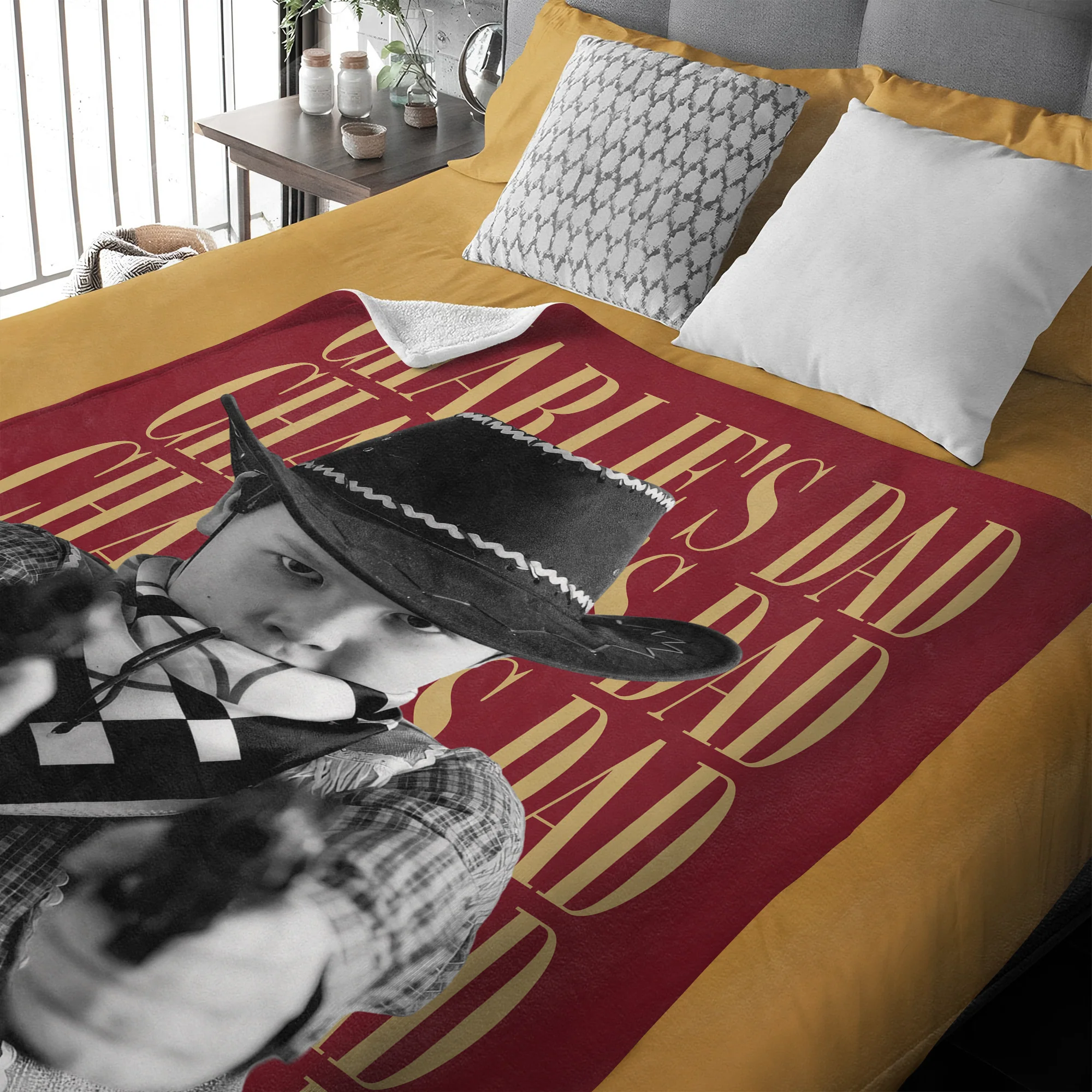 Personalized Vintage Photo Dad, Mom Blanket HO82 902924 - Image 6