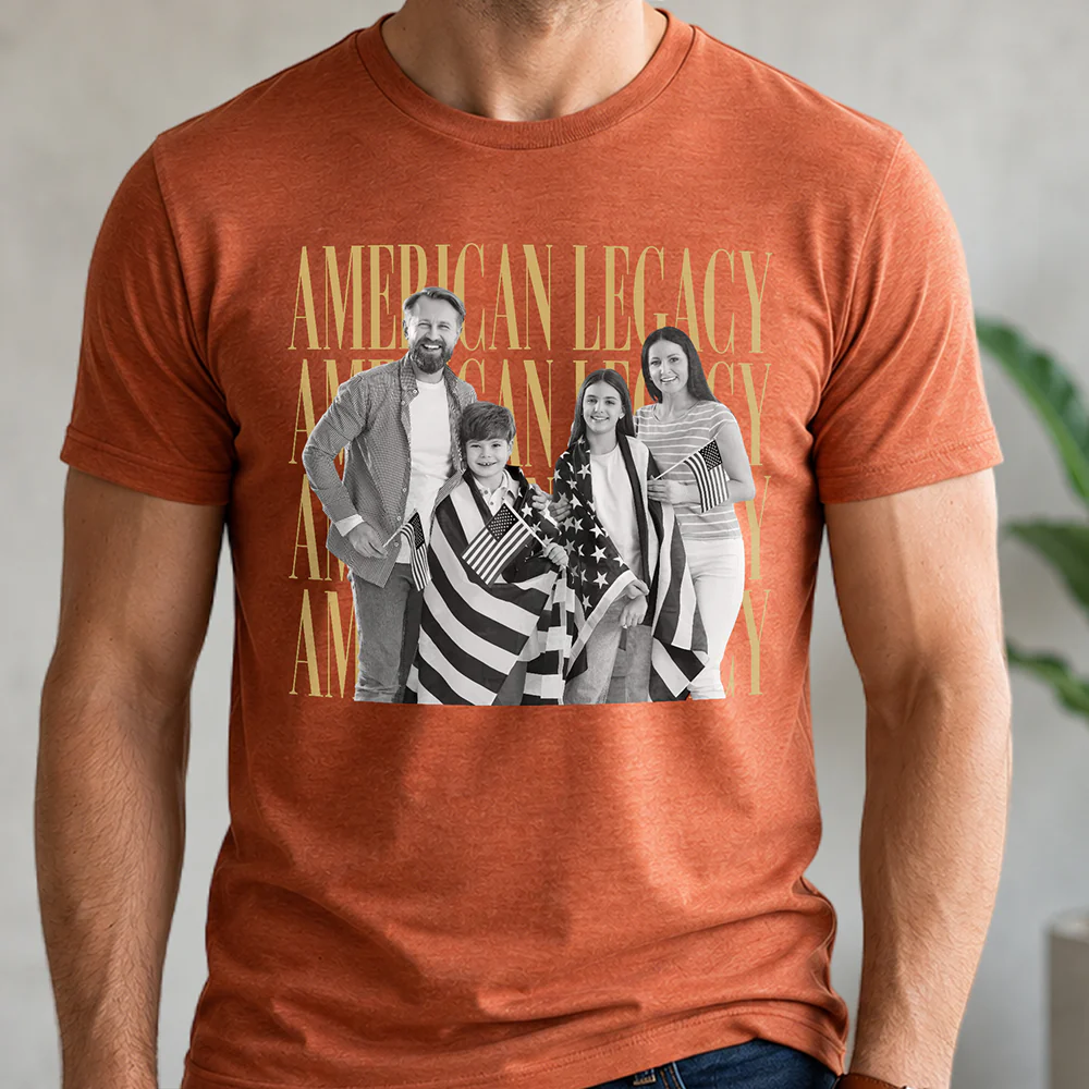 Personalized Vintage Photo USA 250th Anniversary Comfort Shirt - Patriotic Gift for Family HA75 921580 - Image 6