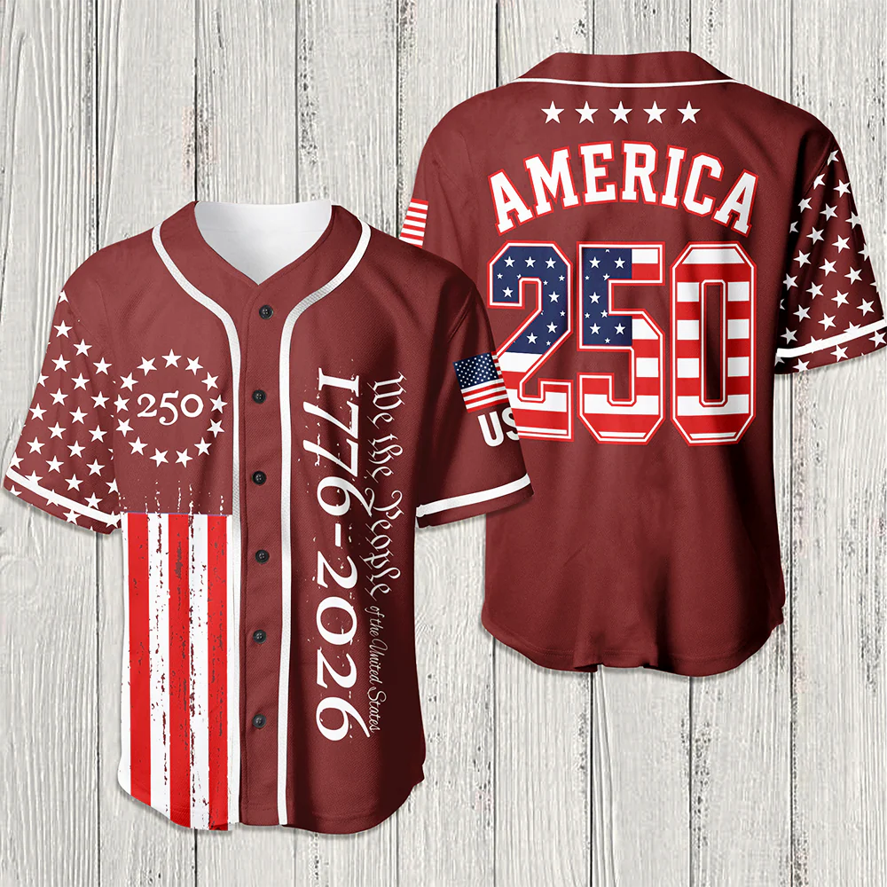 Personalized We The People US 250 1776-2026 America Flag Baseball Jersey CH07 911300 - Image 6
