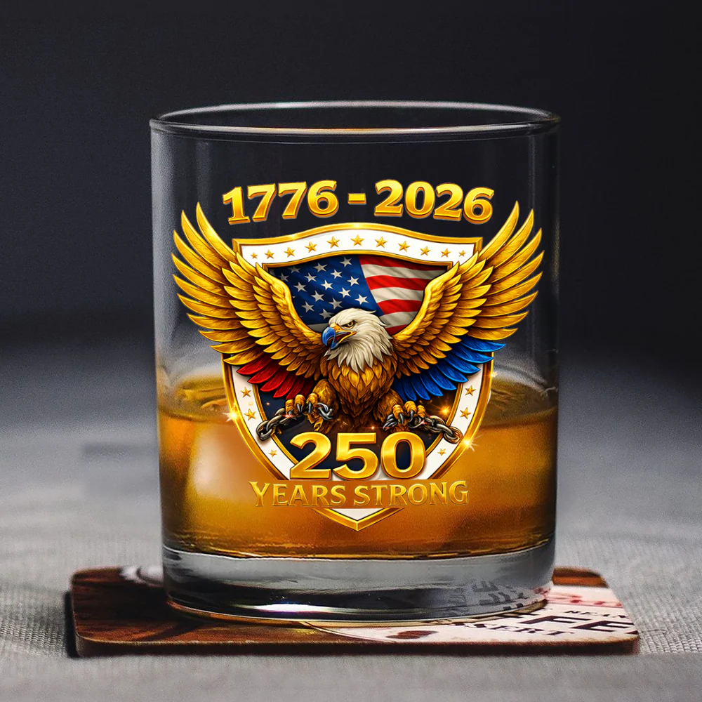 Unites State 250 Years Strong Whiskey Glass CH07 910300 - Image 5