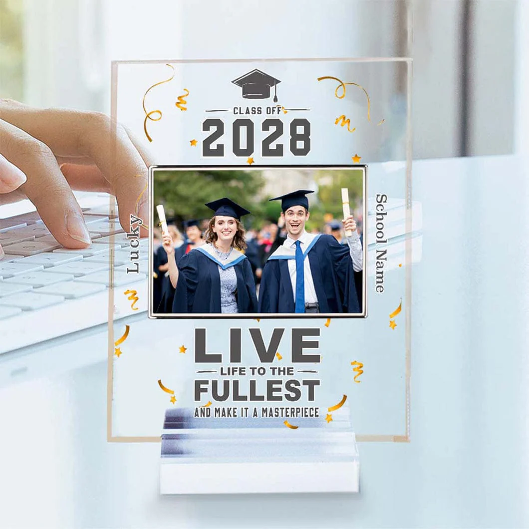 Personalized Believe Success Achieve Graduation Acrylic Plaque and Stand 890349 - Image 6