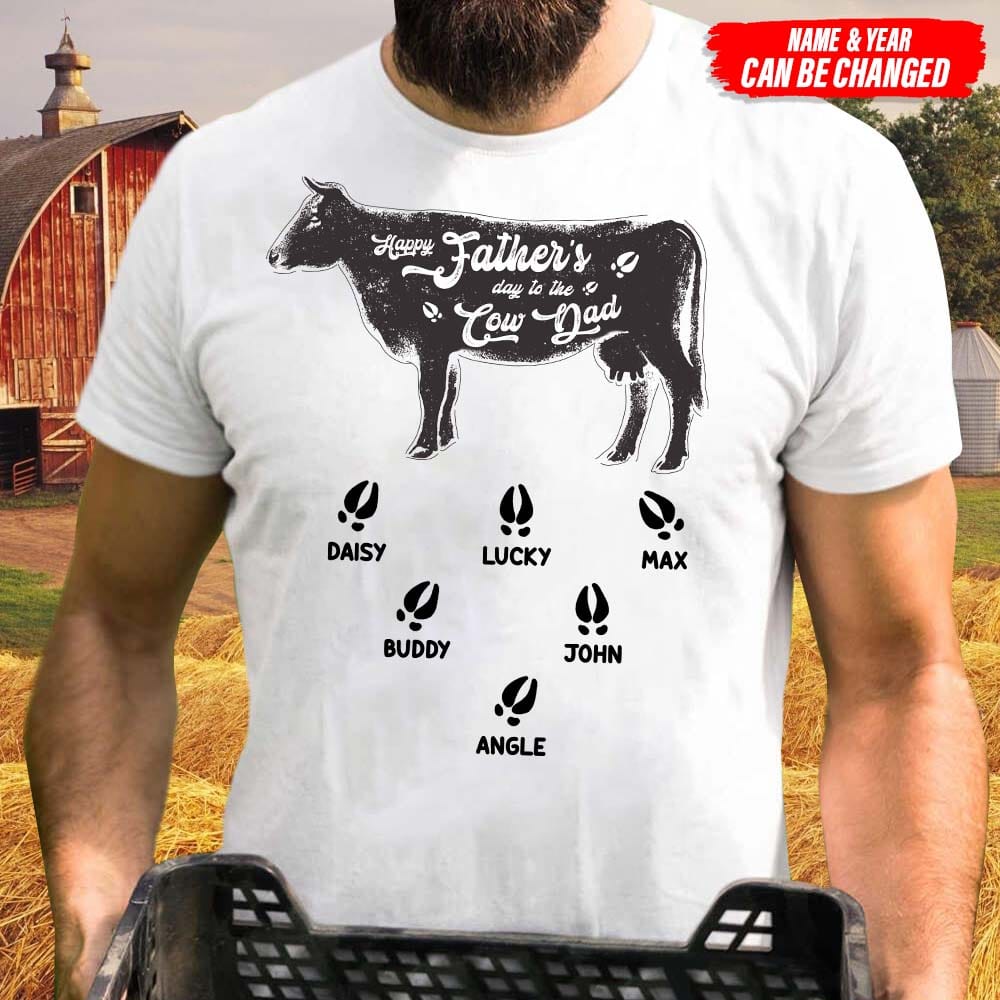 Custom Happy Father's Day Farmer Dad Shirt, HN590 - Image 2