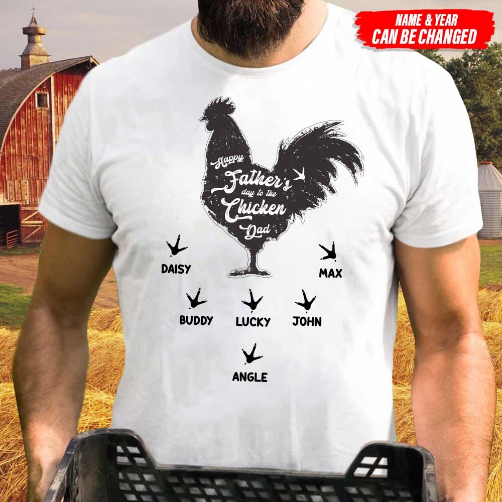 Custom Happy Father's Day Farmer Dad Shirt, HN590 - Image 3