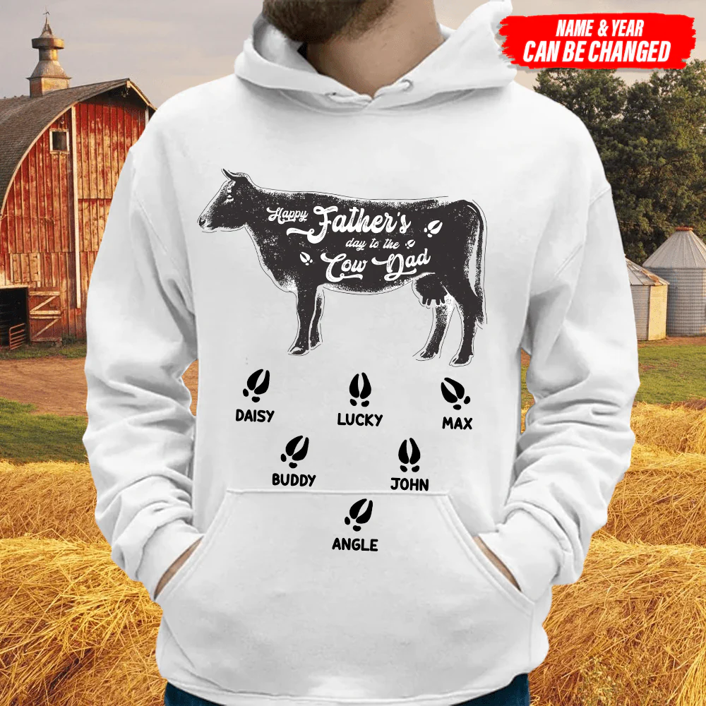 Custom Happy Father's Day Farmer Dad Shirt, HN590 - Image 4