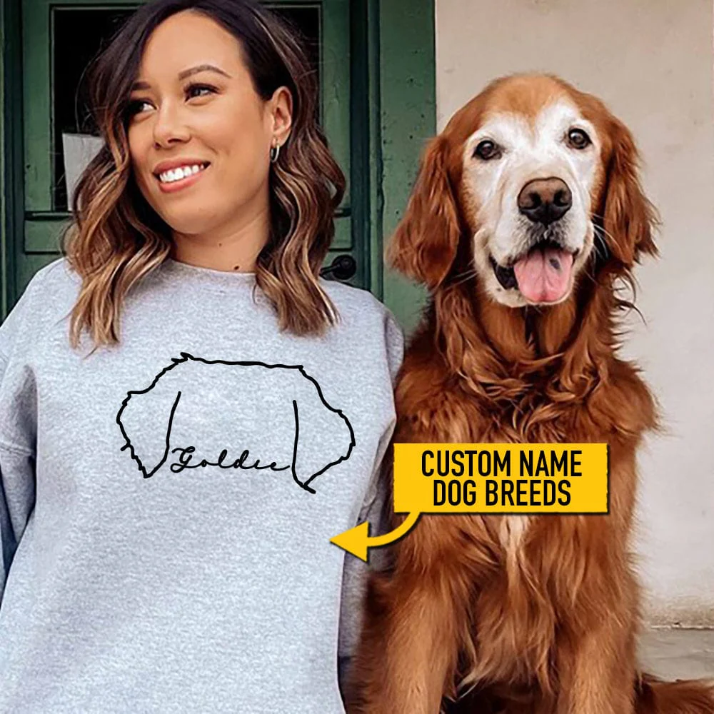 Custom Name Dog Lover Dog Shirt, T368 HN590 - Image 5