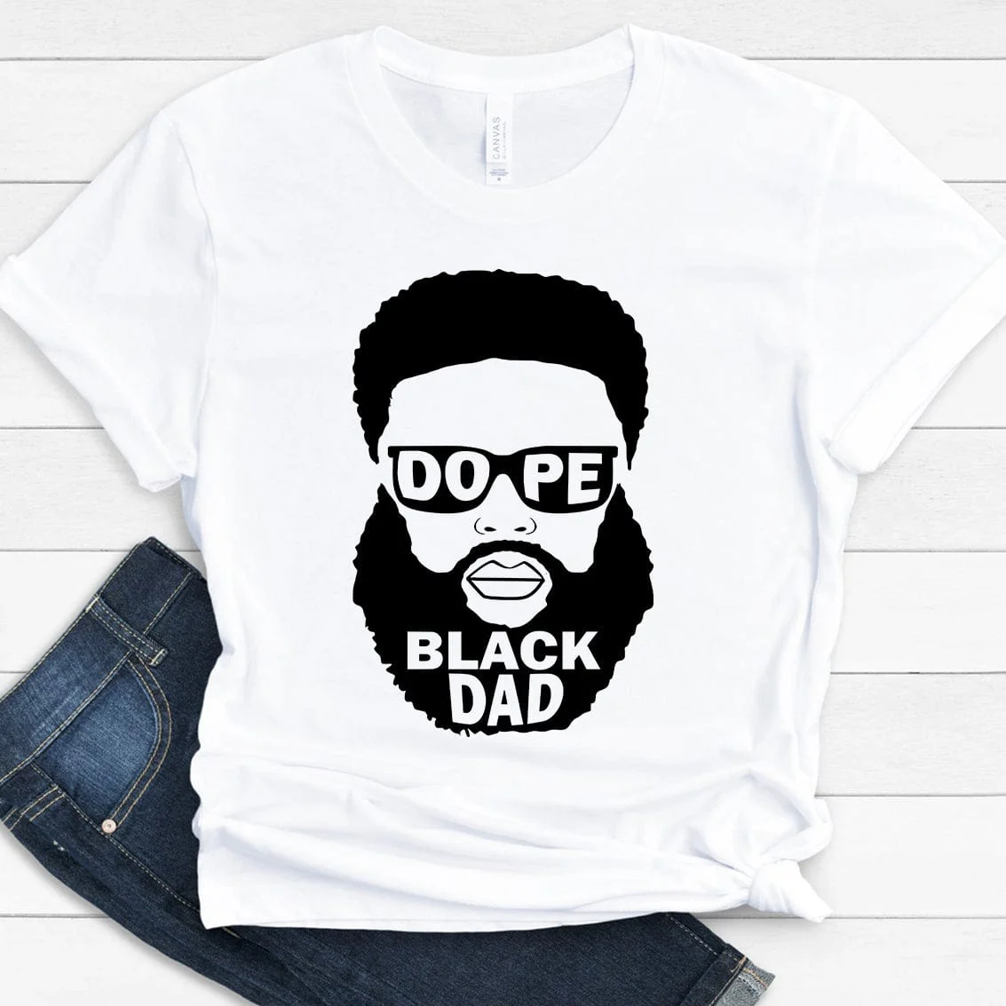Dope Black Dad Family Shirt, HN590
