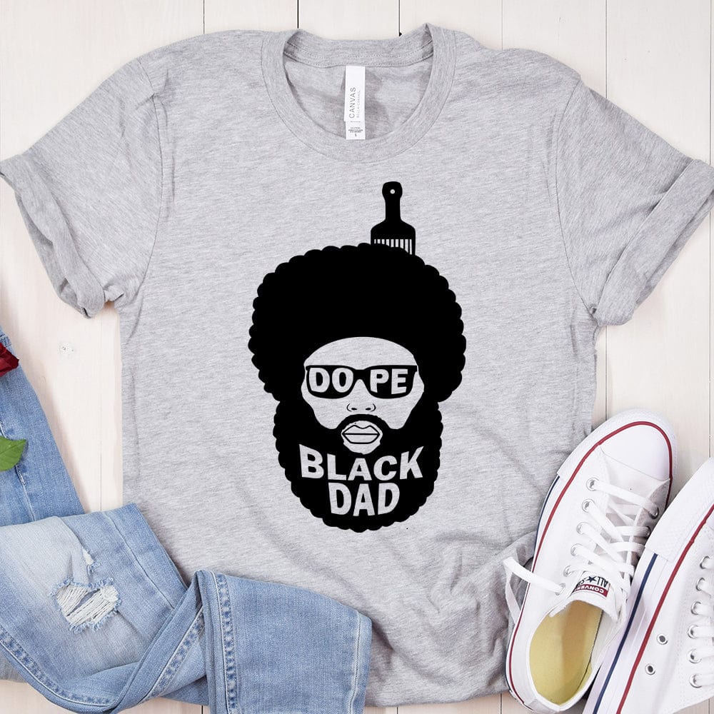 Dope Black Dad Family Shirt, HN590 - Image 2