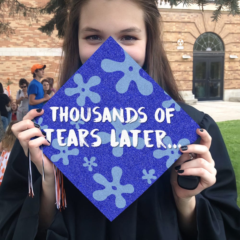 Four Years Later Thousand Tears Later Graduation Cap Topper, HN590 - Image 6