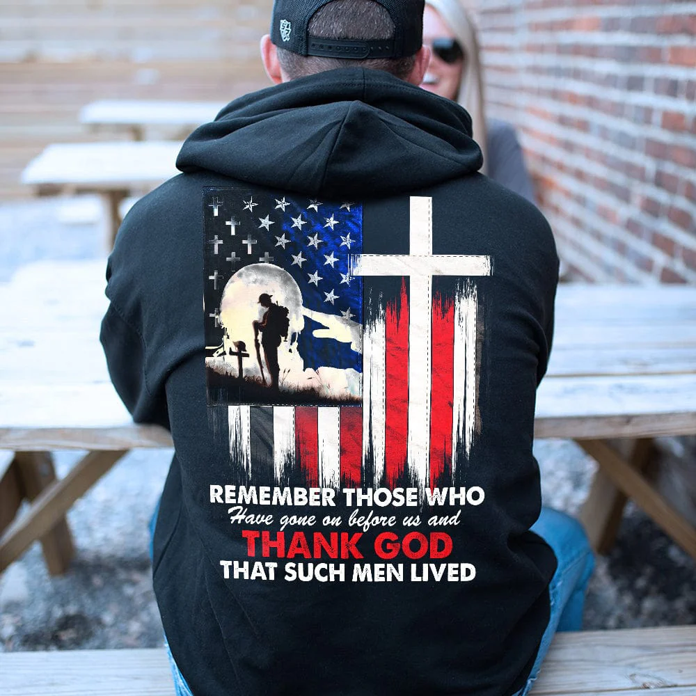 Thank God That Such Men Lived Veteran Shirt, HN590 - Image 2