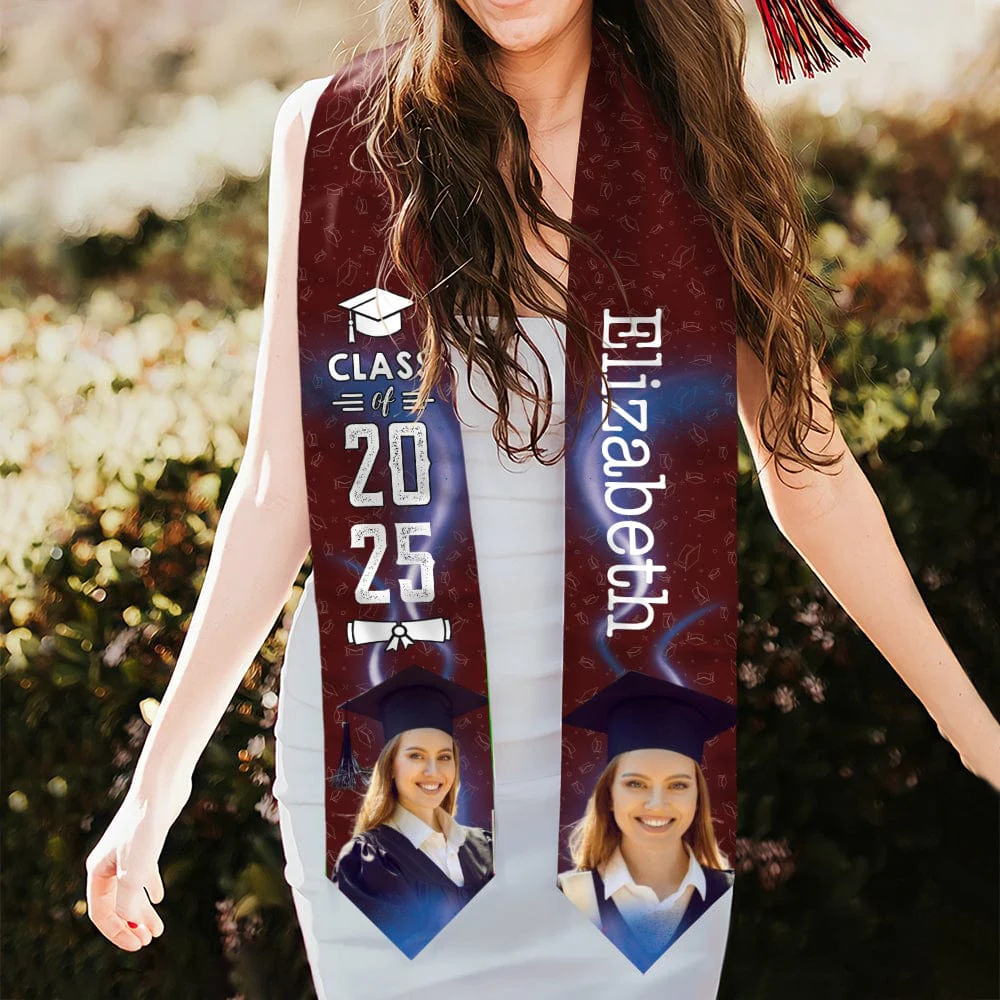 Upload Photo Graduation Gift Stoles N304 6799 895068 CH07 - Image 12