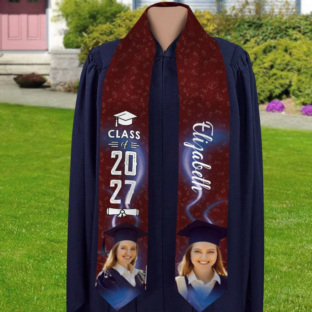 Upload Photo Graduation Gift Stoles N304 6799 895068 CH07 - Image 25