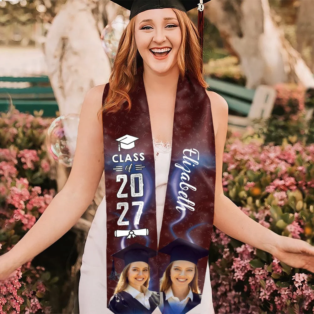 Upload Photo Graduation Gift Stoles N304 6799 895068 CH07 - Image 28
