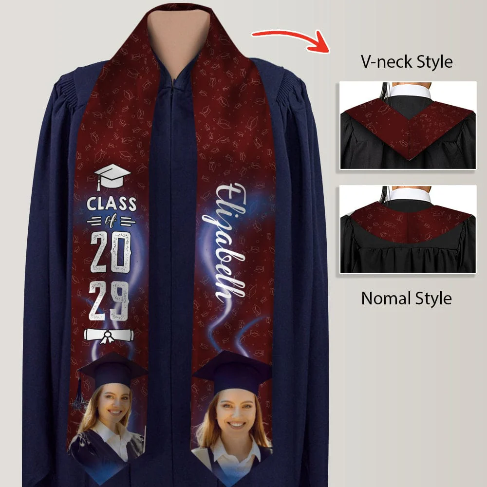 Upload Photo Graduation Gift Stoles N304 6799 895068 CH07 - Image 43