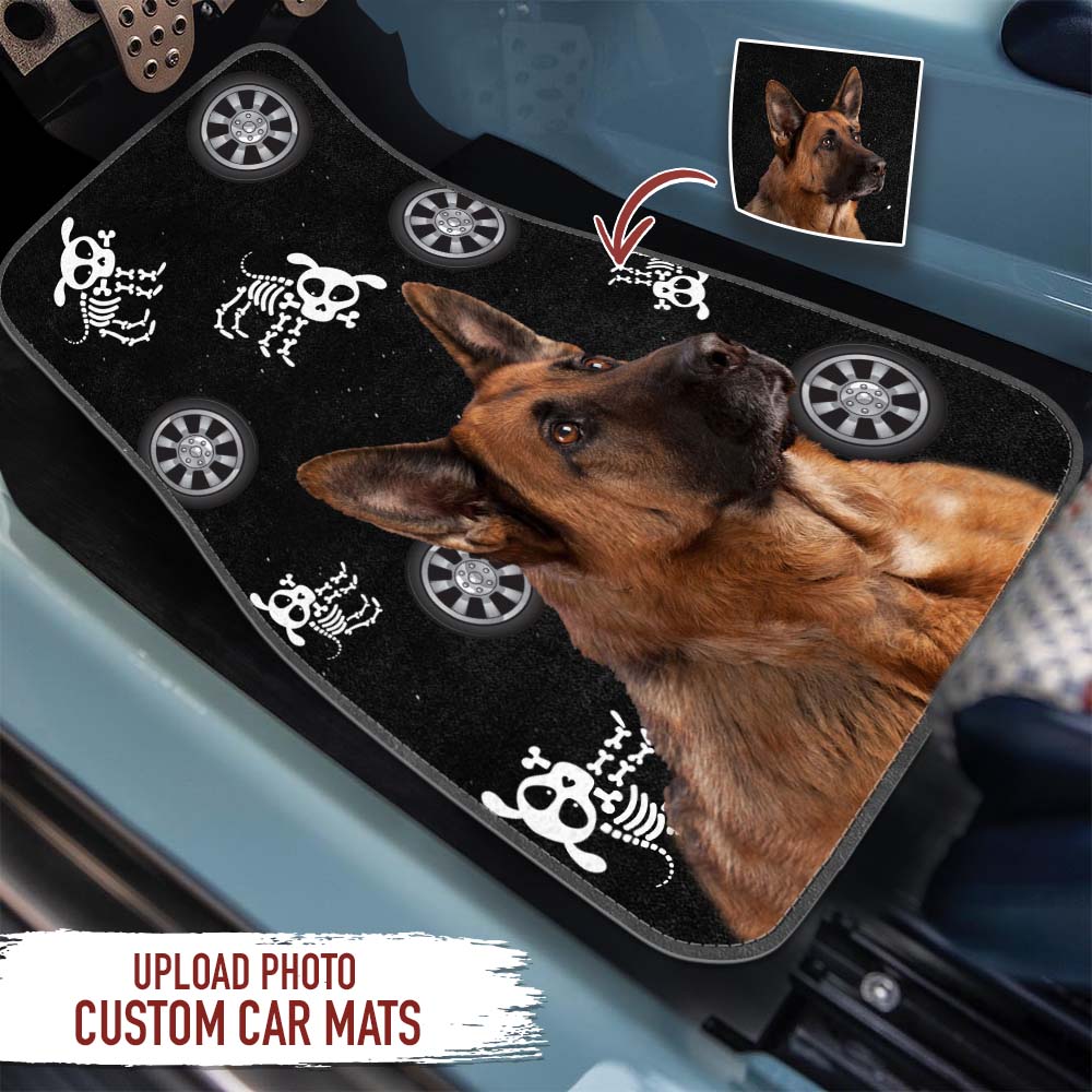 Upload Photo Personalized Gift For Dog Lover Car Mat, HN590