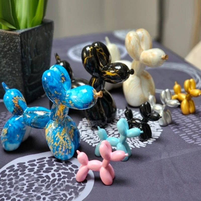 Nordic Balloon Dog Figurines for Interior Decoration - Image 2