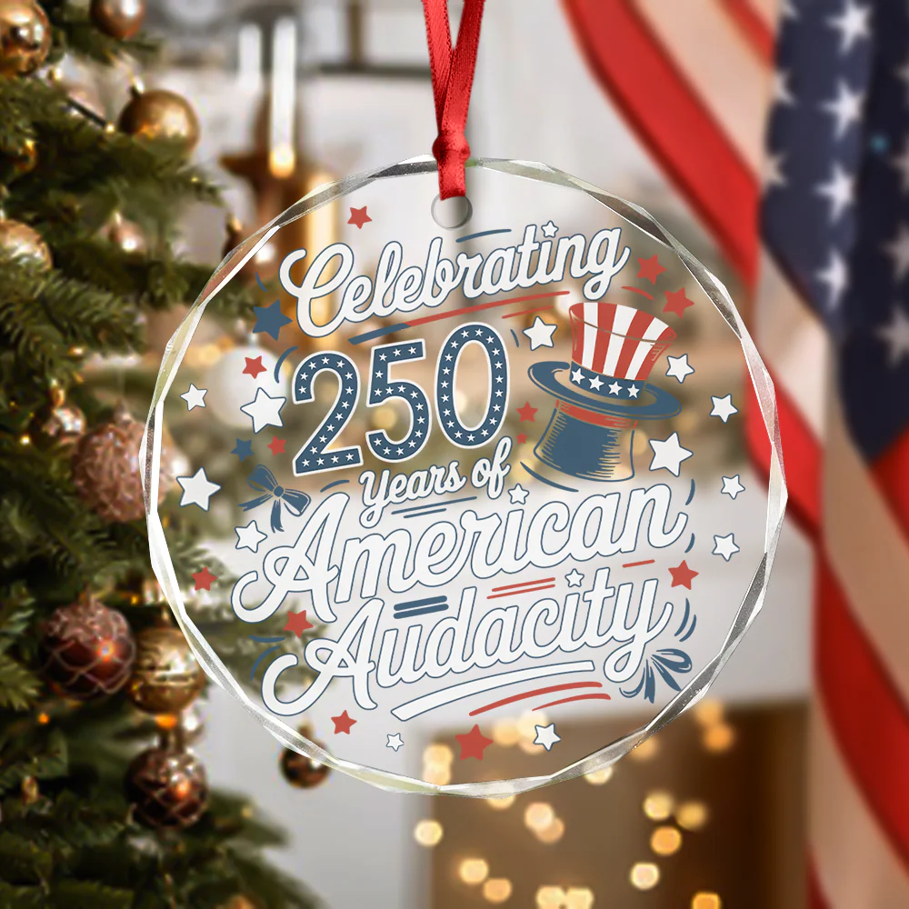 250 Years America 250th Anniversary USA 4th of July Glass Ornament HO82 894820 - Image 2