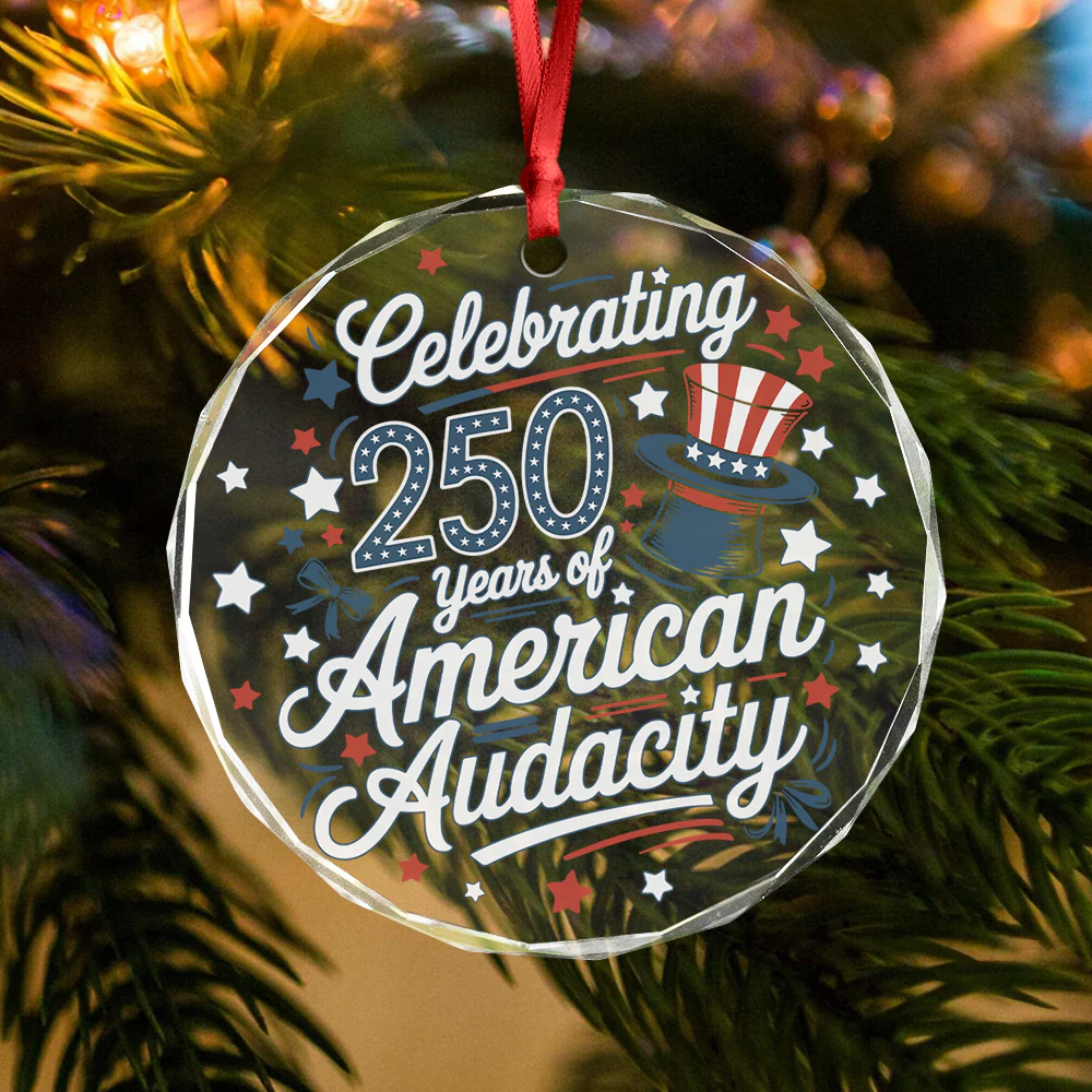 250 Years America 250th Anniversary USA 4th of July Glass Ornament HO82 894820 - Image 4