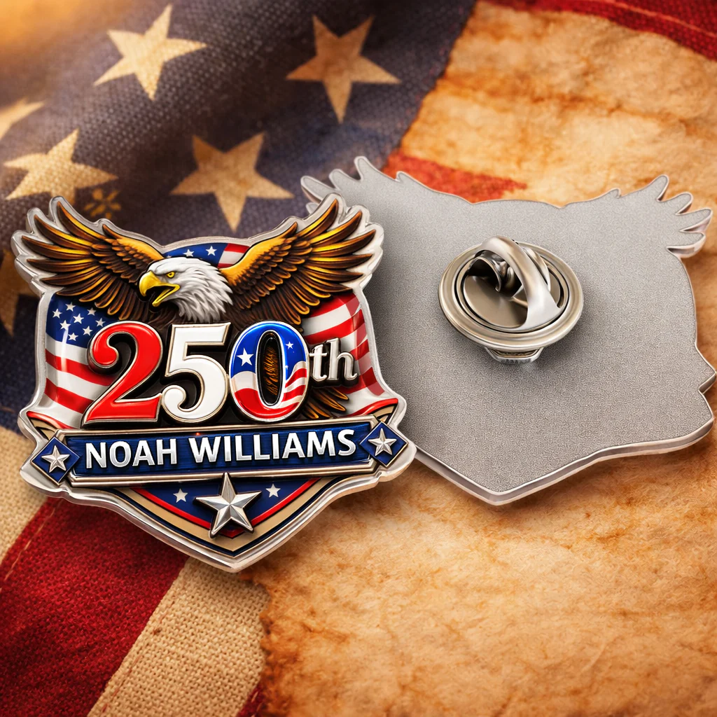250th Anniversary 1776-2026 Eagle USA Semiquincentennial Patriotic Acrylic Pin HO82 901754 - Image 2