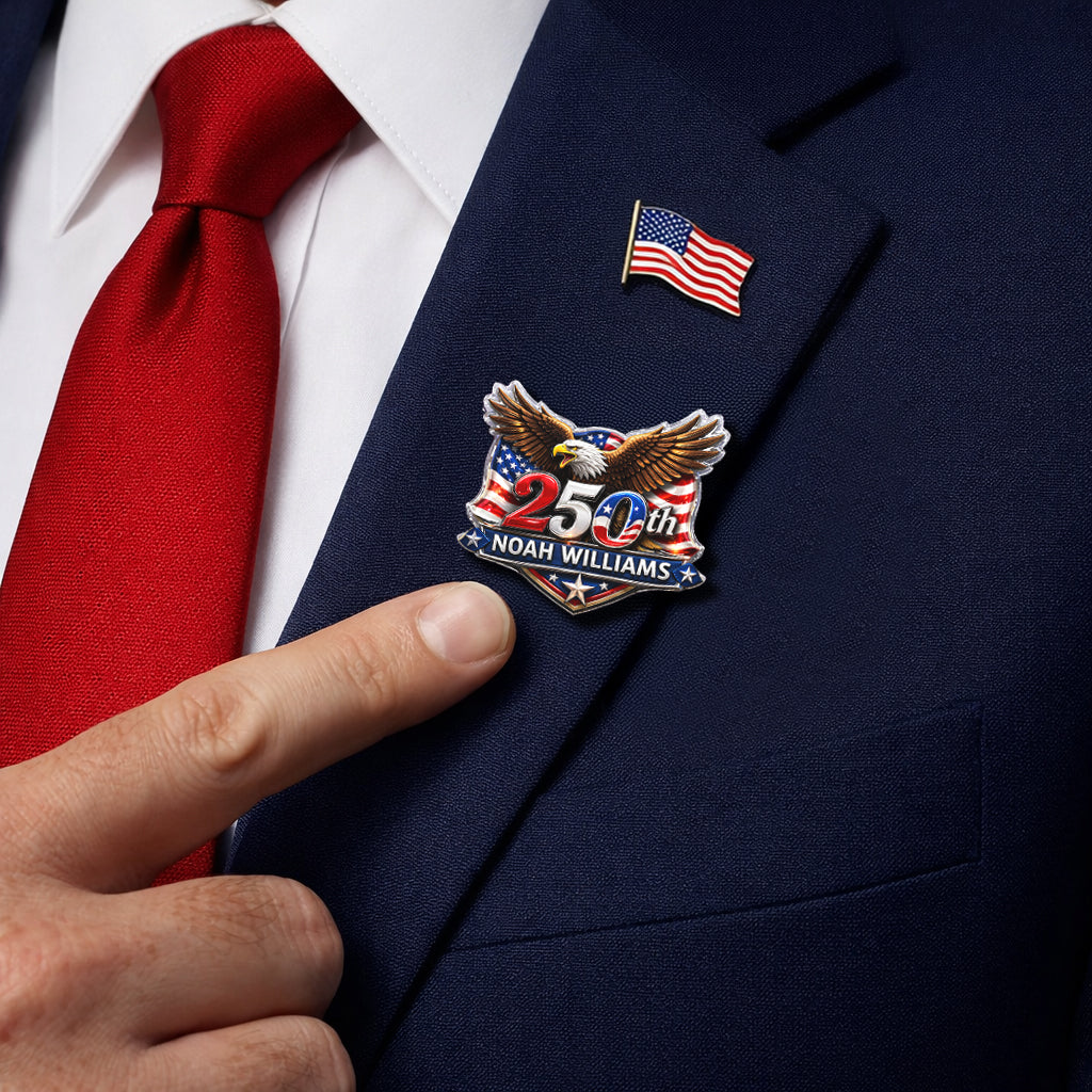 250th Anniversary 1776-2026 Eagle USA Semiquincentennial Patriotic Acrylic Pin HO82 901754 - Image 4