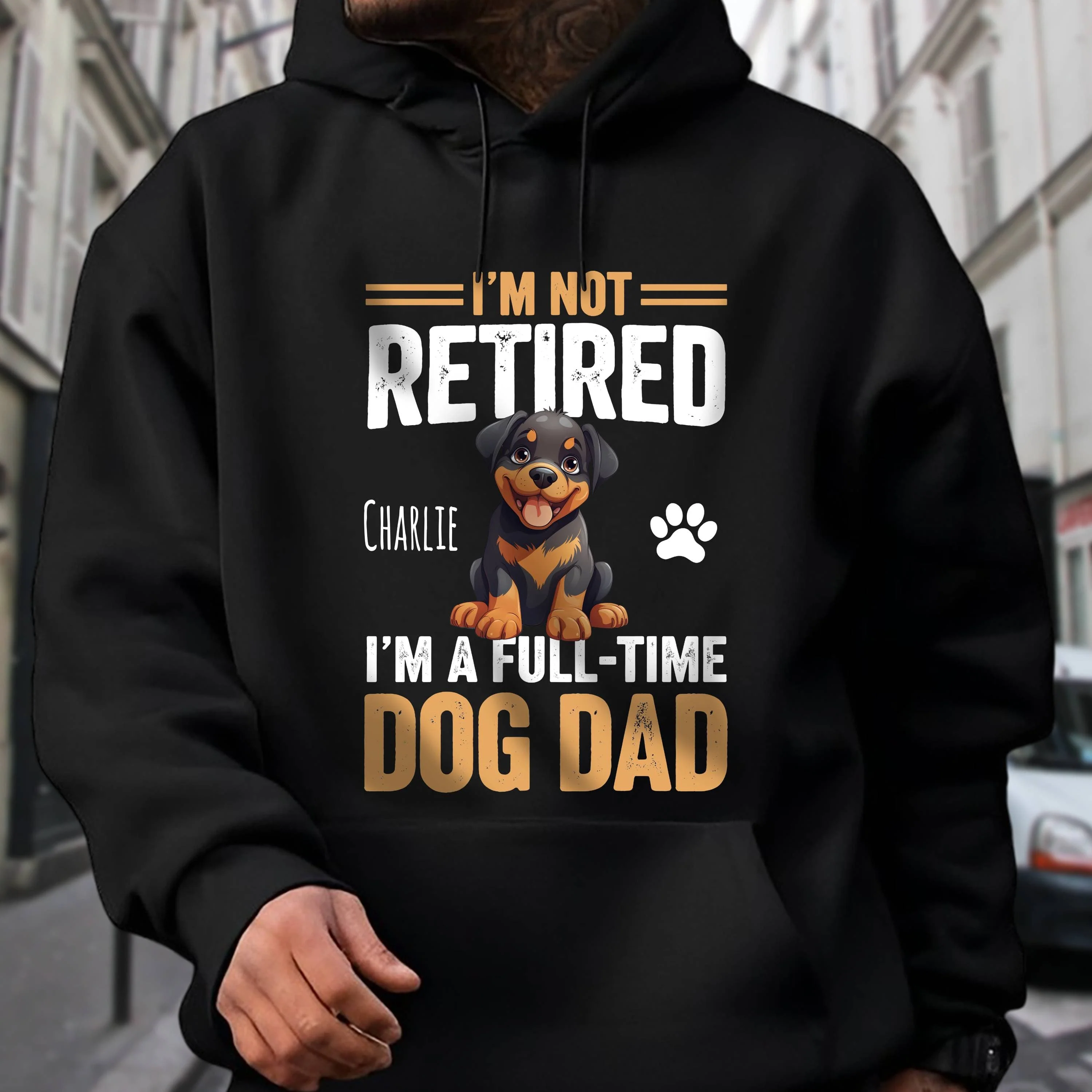 A Full-time Dog Dad Dog Dog Dom Dark Sweatshirt Personalized Gift N369 HO82 893522 - Image 5