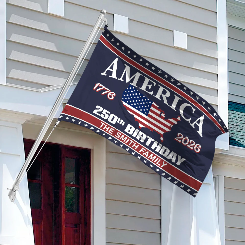 250 Years Of America Birthday 1776-2026 Double-Sided Flag HO82 894600 - Image 4