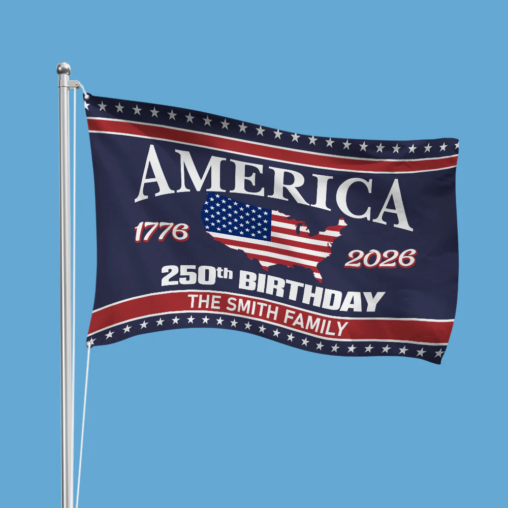 250 Years Of America Birthday 1776-2026 Double-Sided Flag HO82 894600 - Image 7