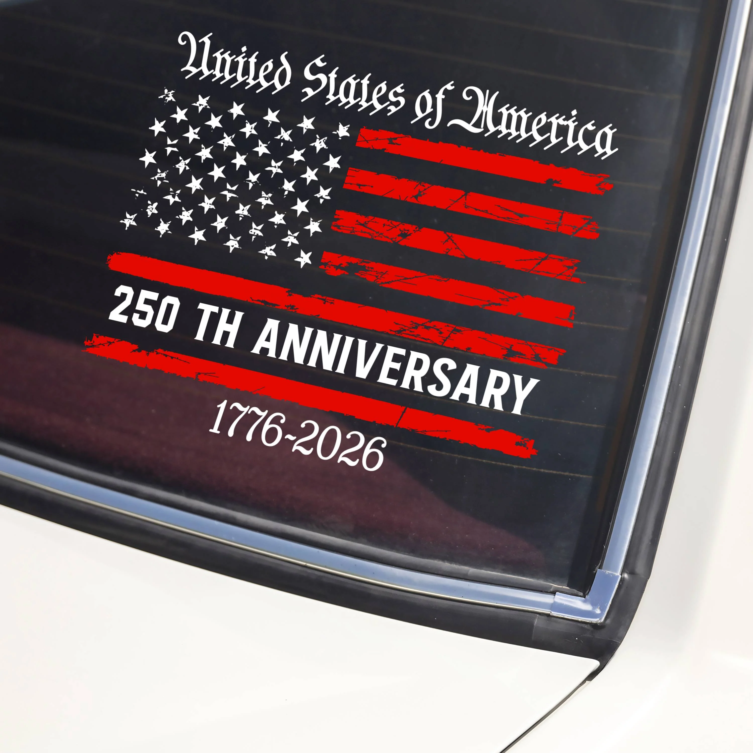 America 250th Anniversary Semiquincentennial Car Window Decal Sticker HO82 900864 - Image 3