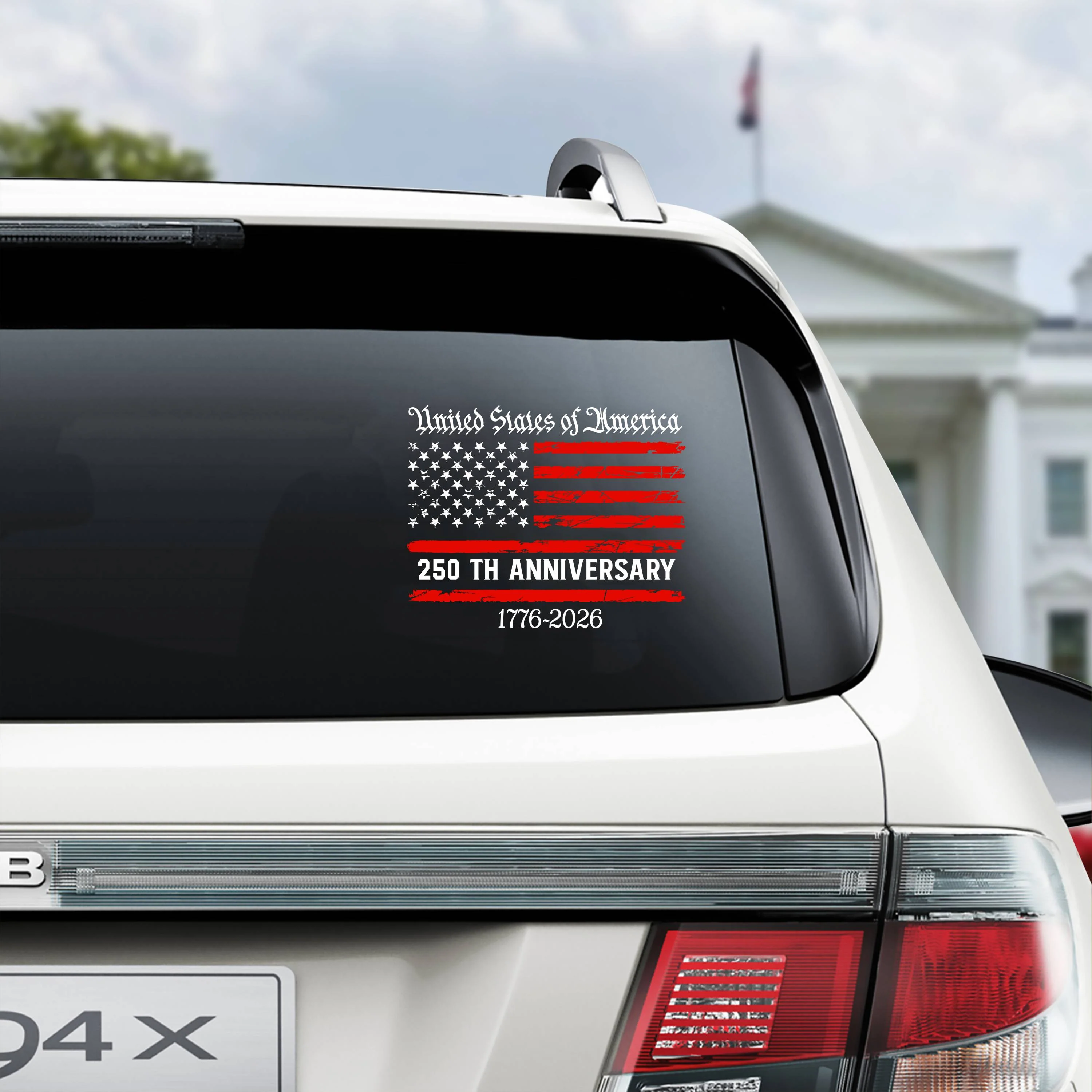 America 250th Anniversary Semiquincentennial Car Window Decal Sticker HO82 900864 - Image 4