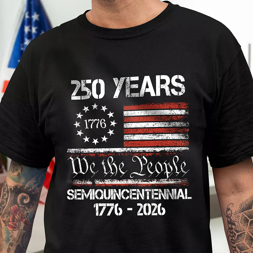 America’s 250th Anniversary United States Semiquincentennial Dark Shirt HO82 900338 - Image 6