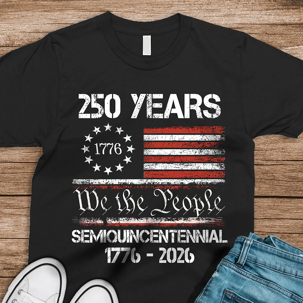 America’s 250th Anniversary United States Semiquincentennial Dark Shirt HO82 900338 - Image 8