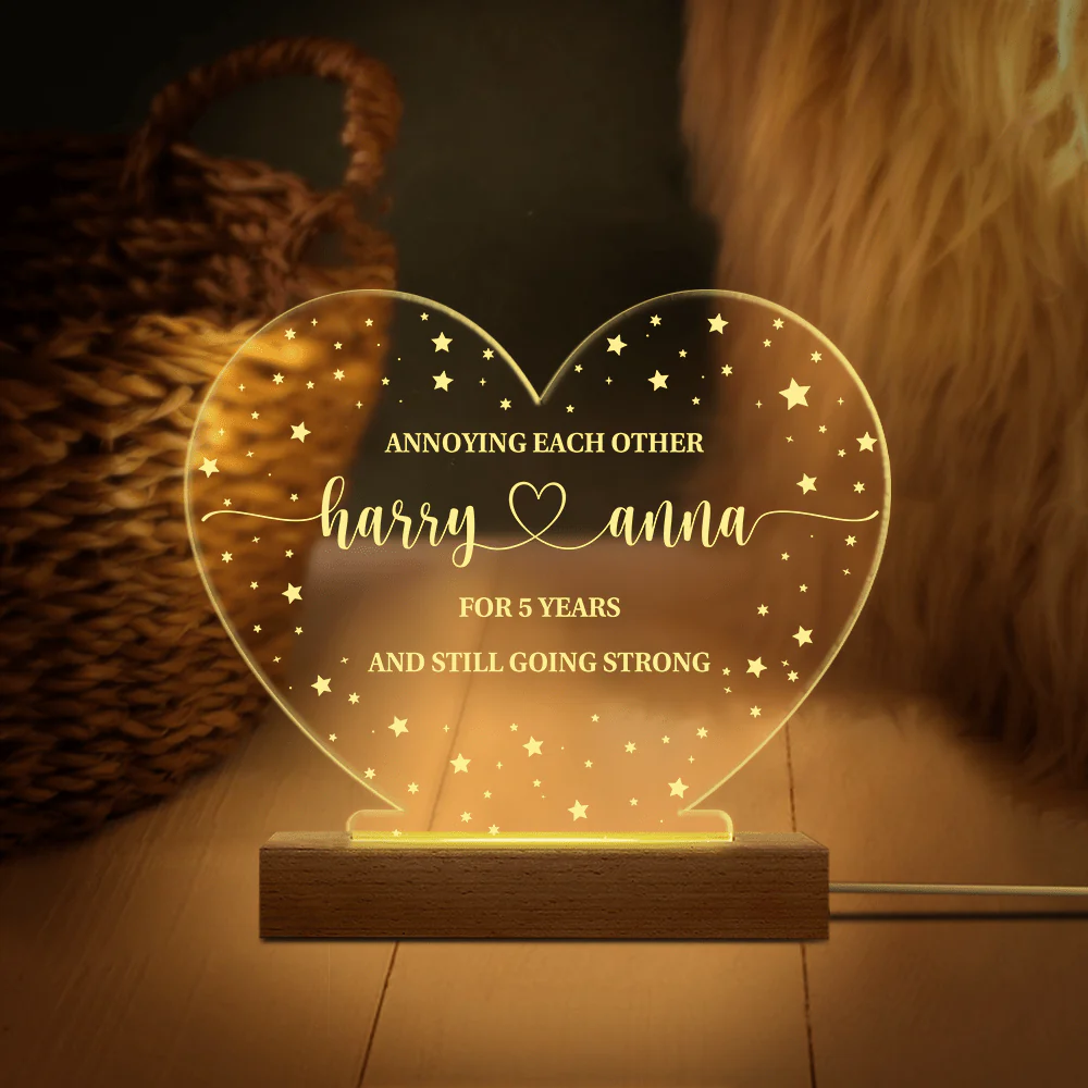 Annoying For Year Still Going Strong Couple Night Light Personalized Gift T286 890070