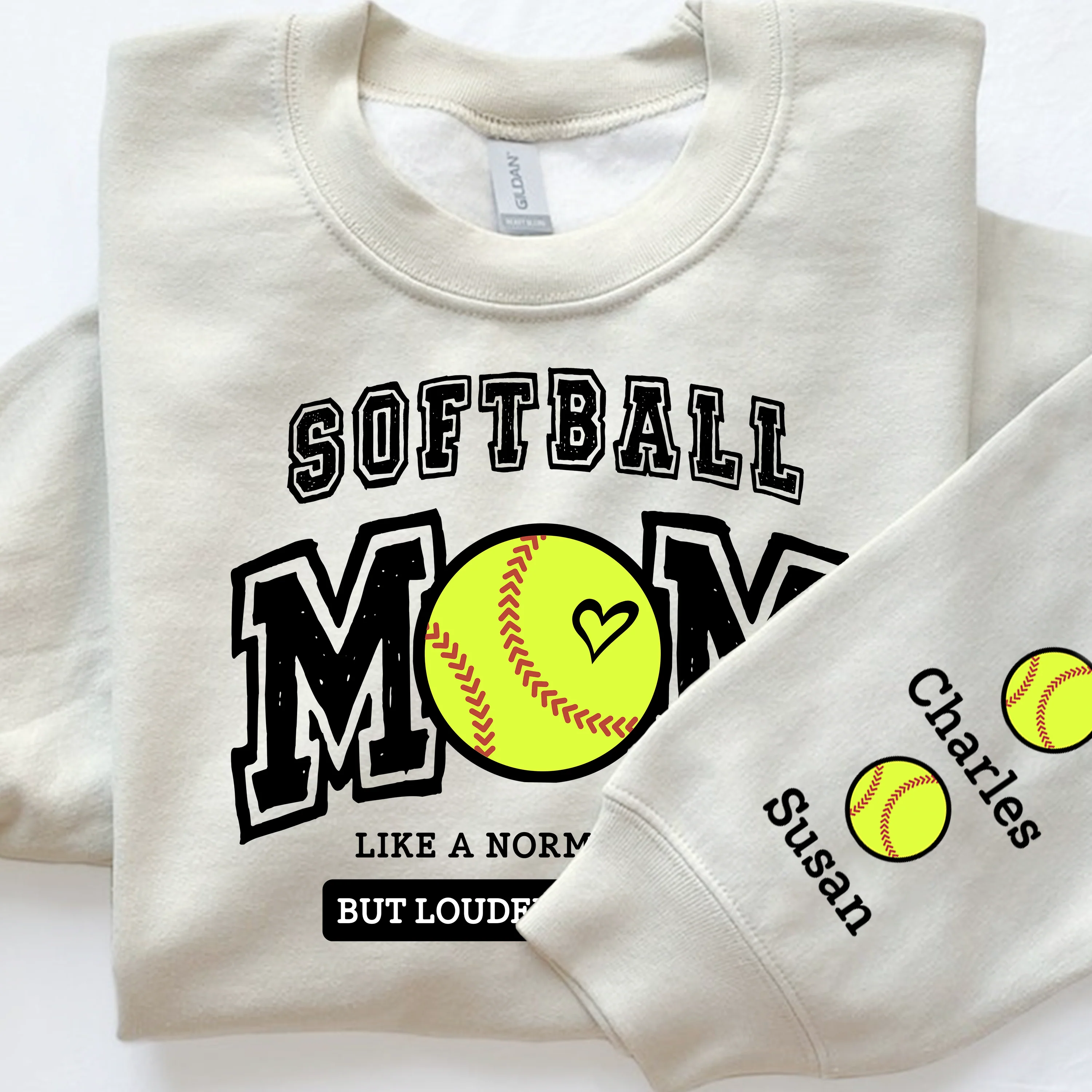 Baseball mama, Loud and Proud Baseball Sweatshirt Personalized Gift For Mother's Day HO82 893644 - Image 4