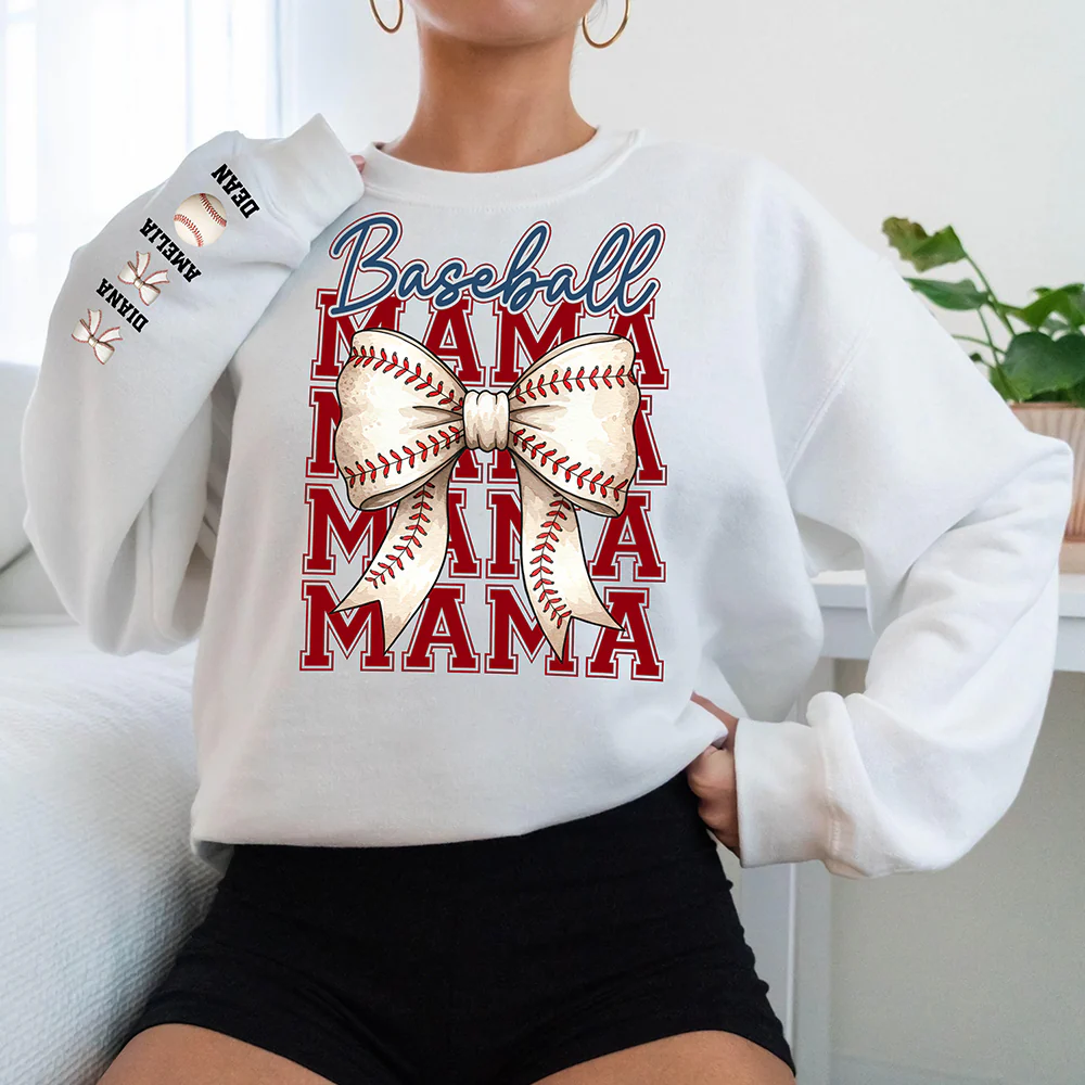 Baseball Mama Mama Mama Coquette Game Day Sweatshirt Personalized Gift For Mother's Day HO82 893626 - Image 6