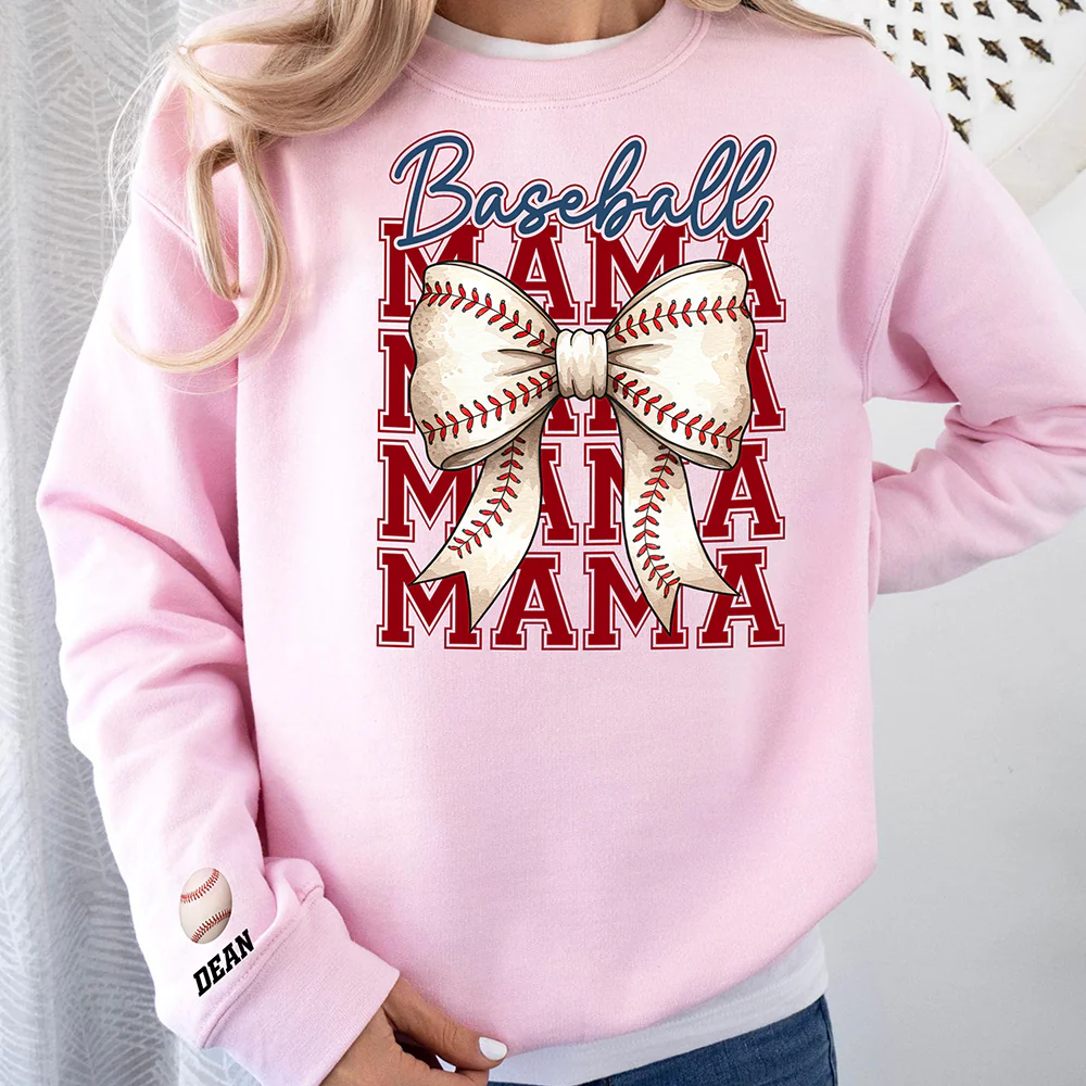 Baseball Mama Mama Mama Coquette Game Day Sweatshirt Personalized Gift For Mother's Day HO82 893626 - Image 7