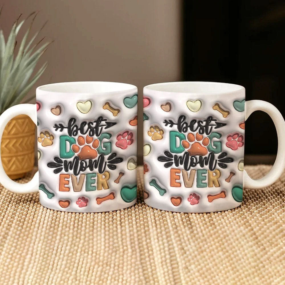 Best Dog Mom Ever Pet Mug TA29 890048 - Image 2