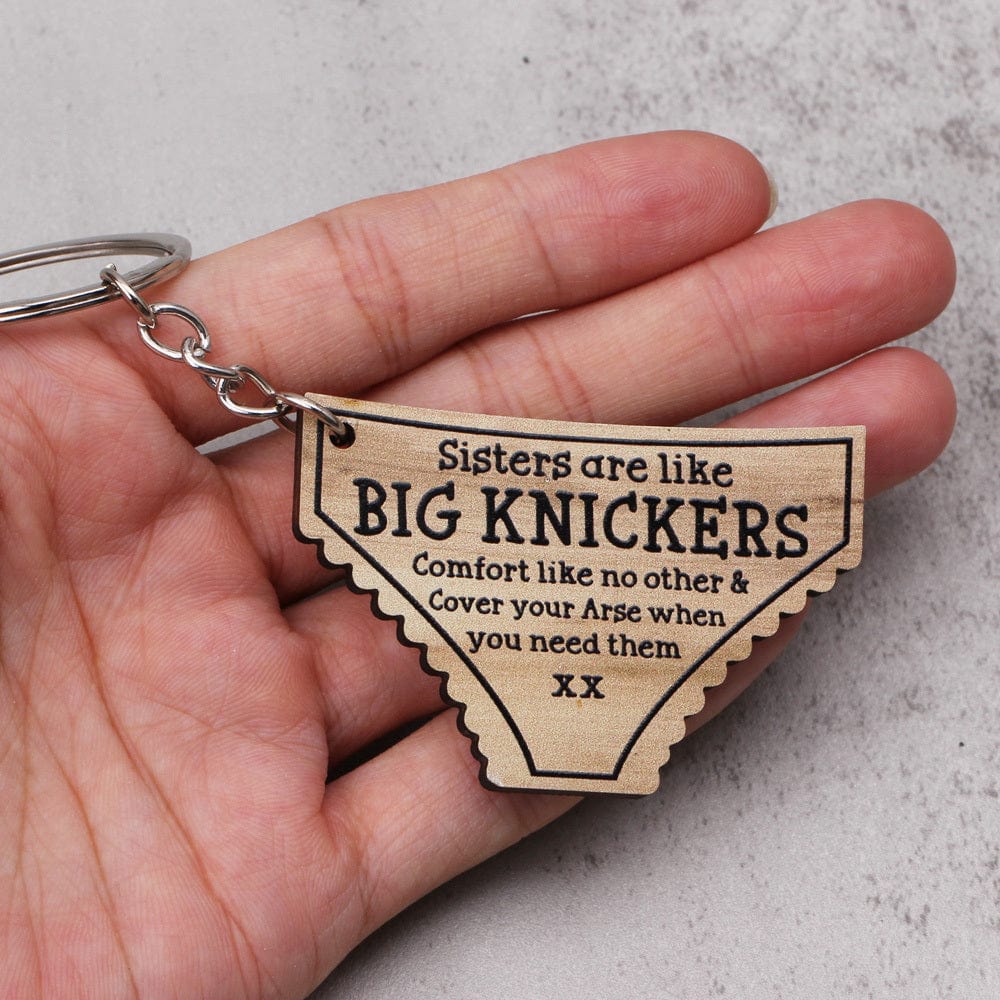 Best Friends Are Like Big Knickers Keychain Personalized Gift K228 889648 - Image 5