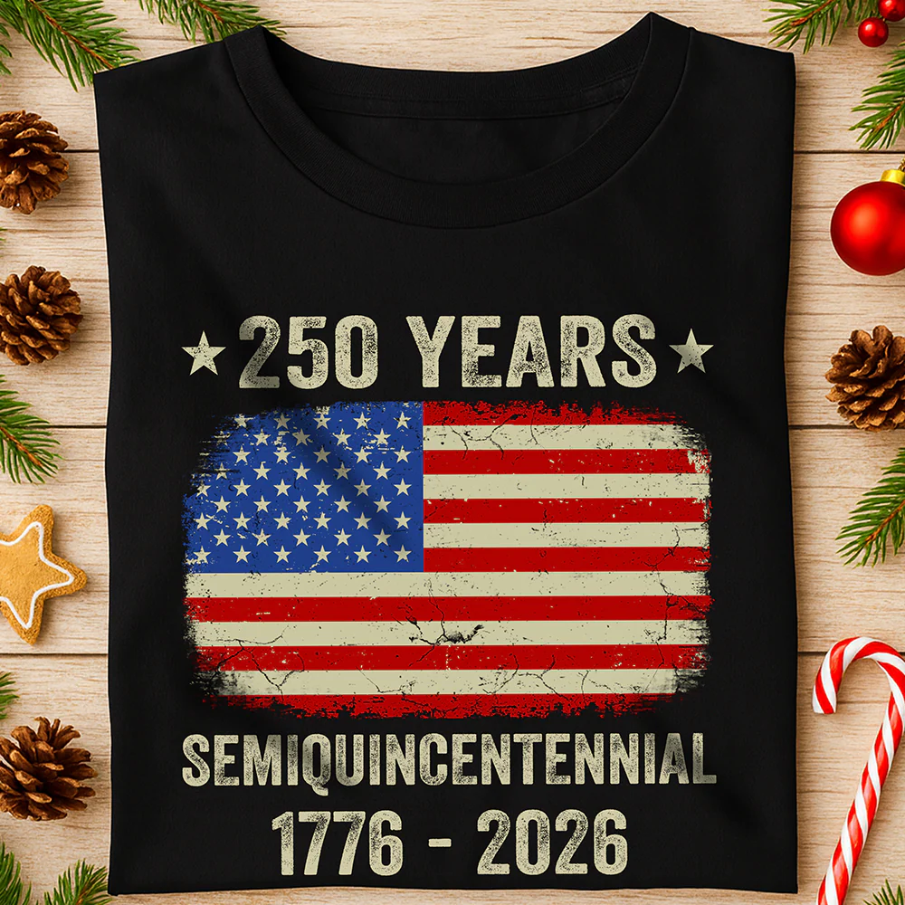 Celebrate 250th Anniversary United States Semiquincentennial Dark Shirt HO82 894776 - Image 4