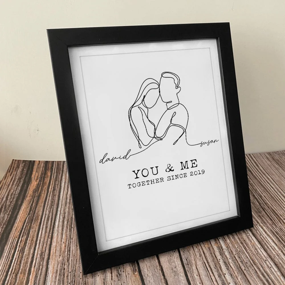 Couples Anniversary For Wife Husband Girlfriend Boyfriend Picture Frame Personalized Gift TA29 890062 - Image 2