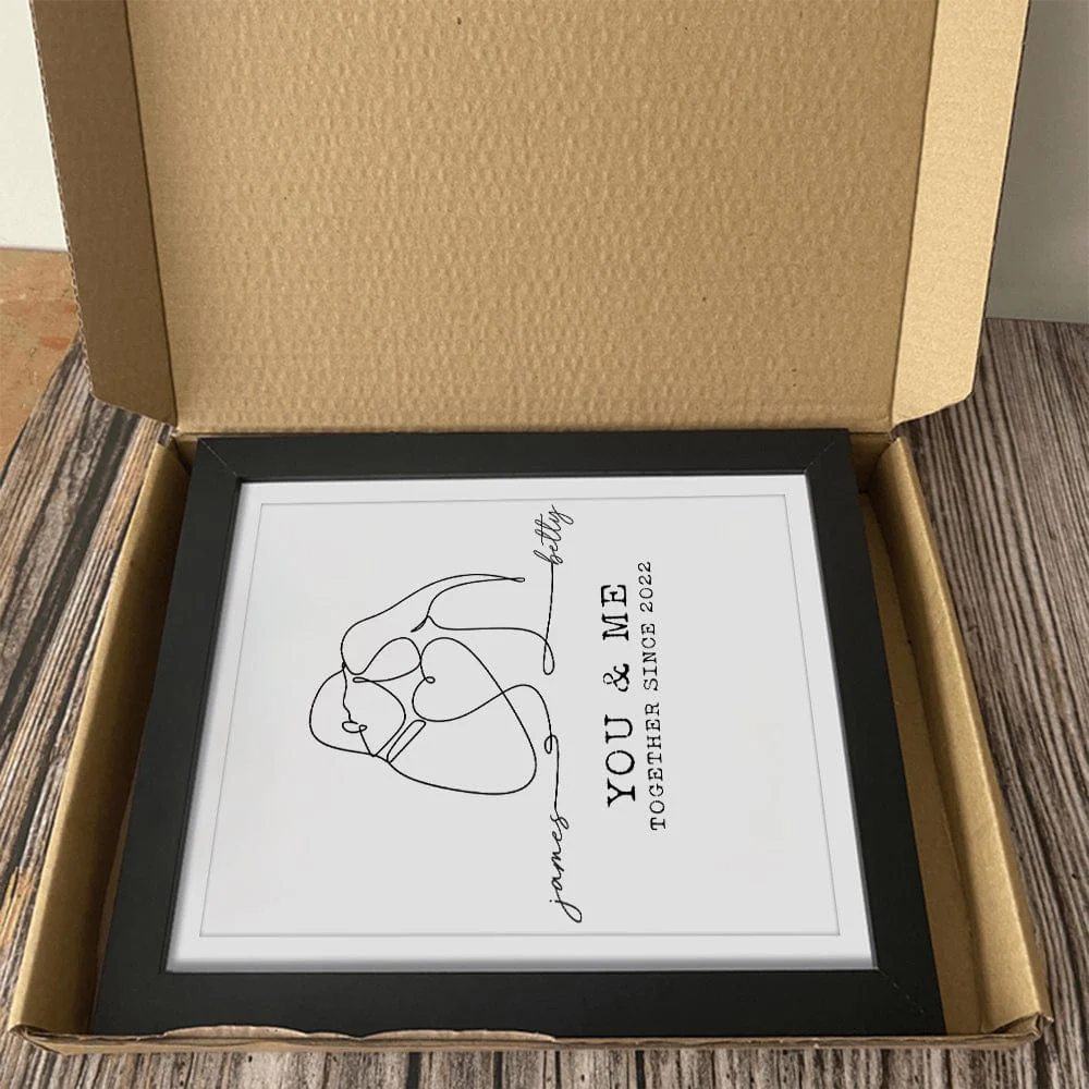 Couples Anniversary For Wife Husband Girlfriend Boyfriend Picture Frame Personalized Gift TA29 890062 - Image 3
