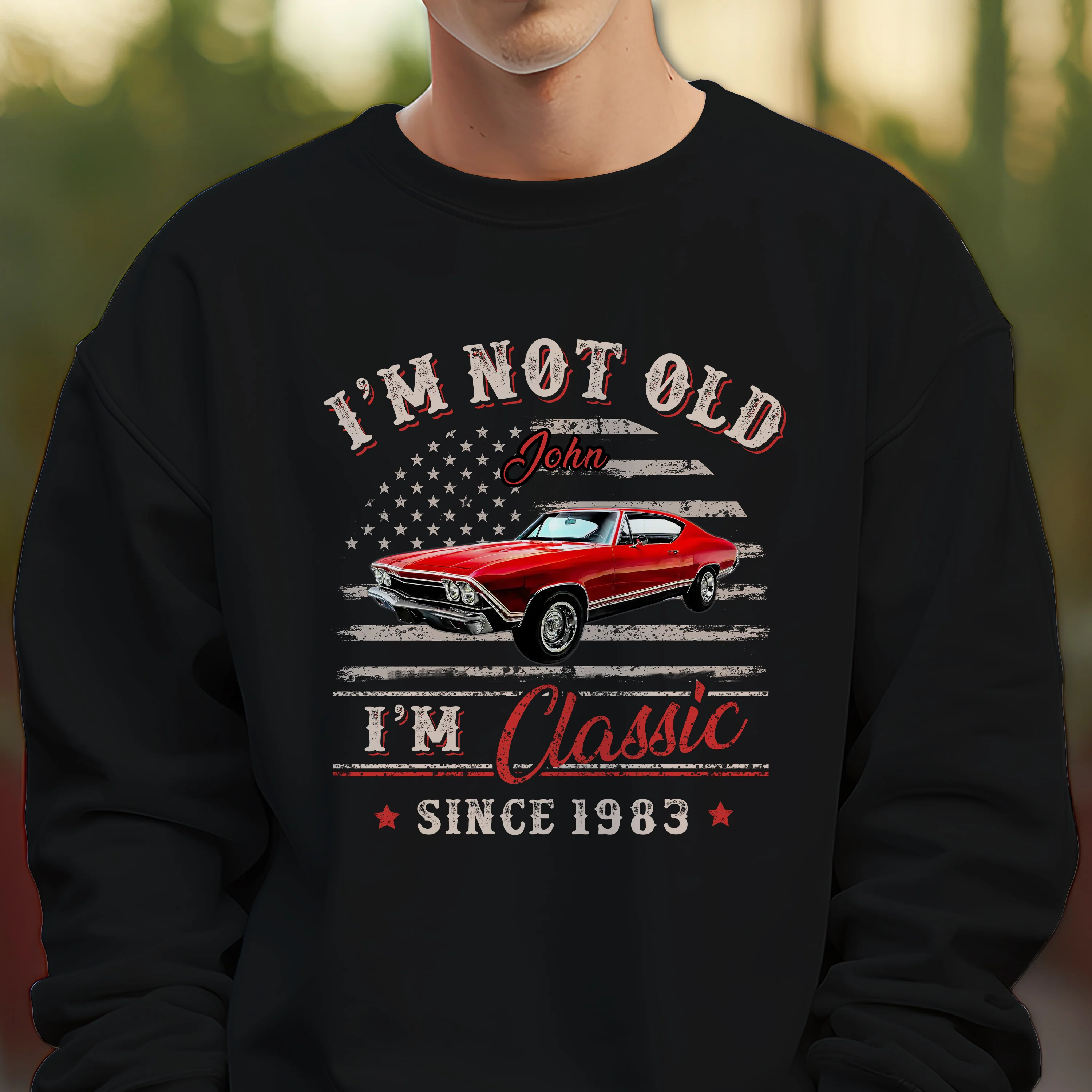 Custom Car Photo I'm Not Old I'm Classic Dark Shirt Gift For Car Lovers HO82 894434 - Image 2