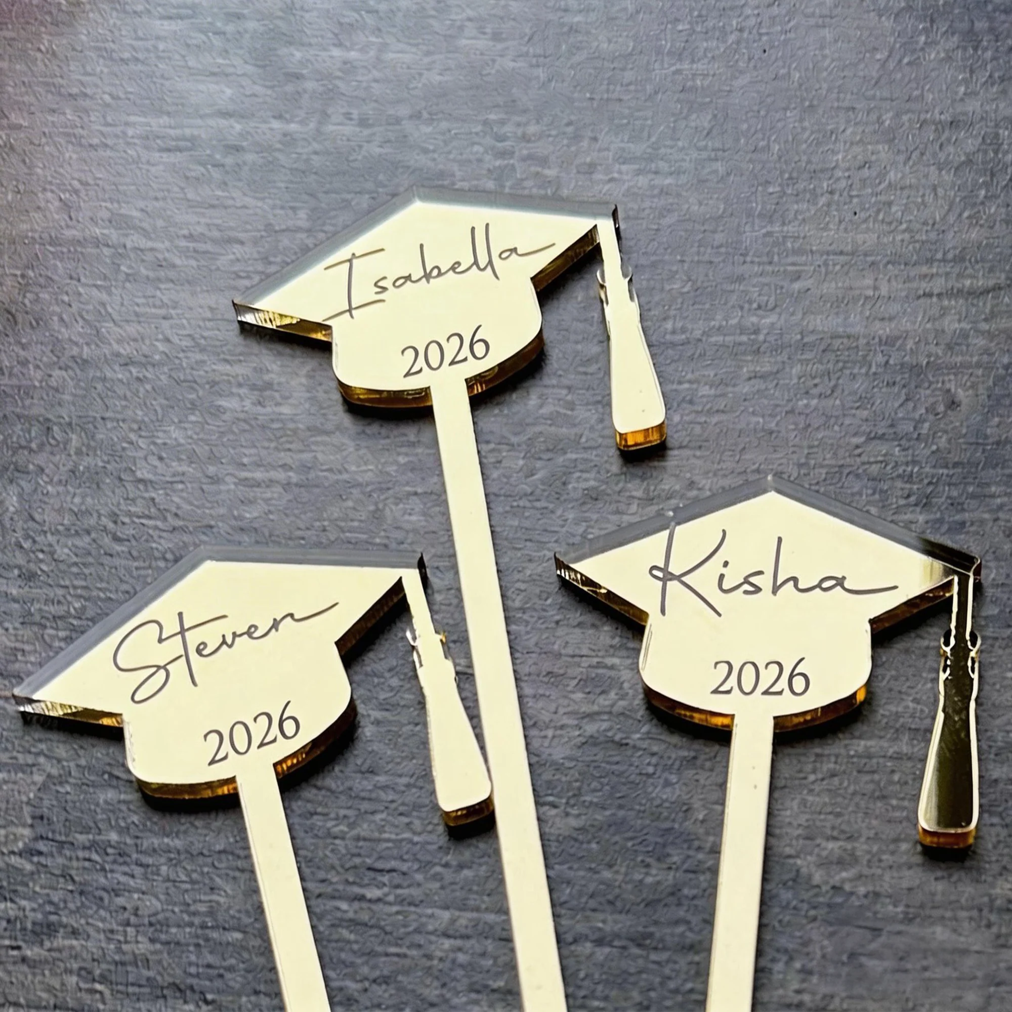 Custom Class Of 2026 Graduation Drink Stirrers, Graduation Decor HO82 901528 - Image 5