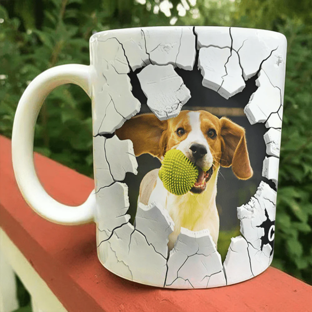 Custom Dog Cat Photo With 3D Inflated Mug Personalized Gift N369 893094 - Image 2