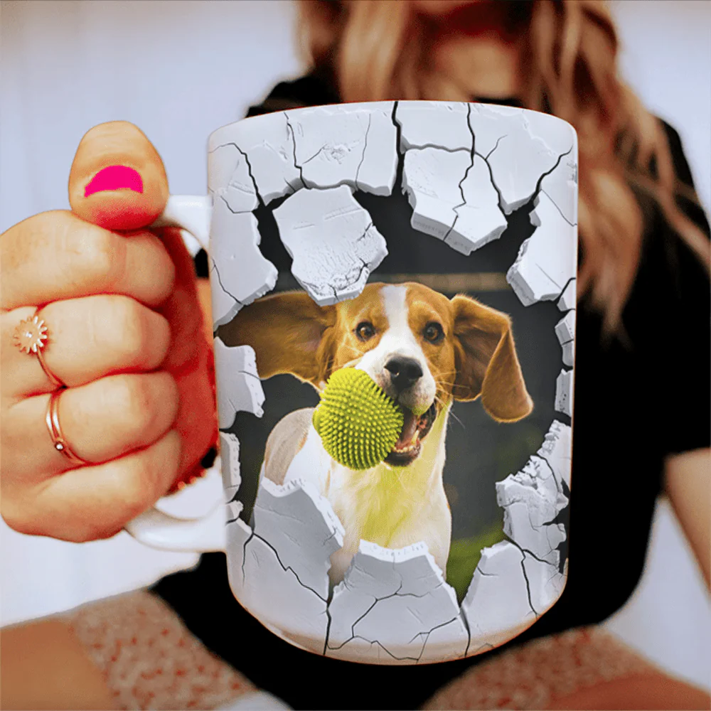 Custom Dog Cat Photo With 3D Inflated Mug Personalized Gift N369 893094 - Image 4