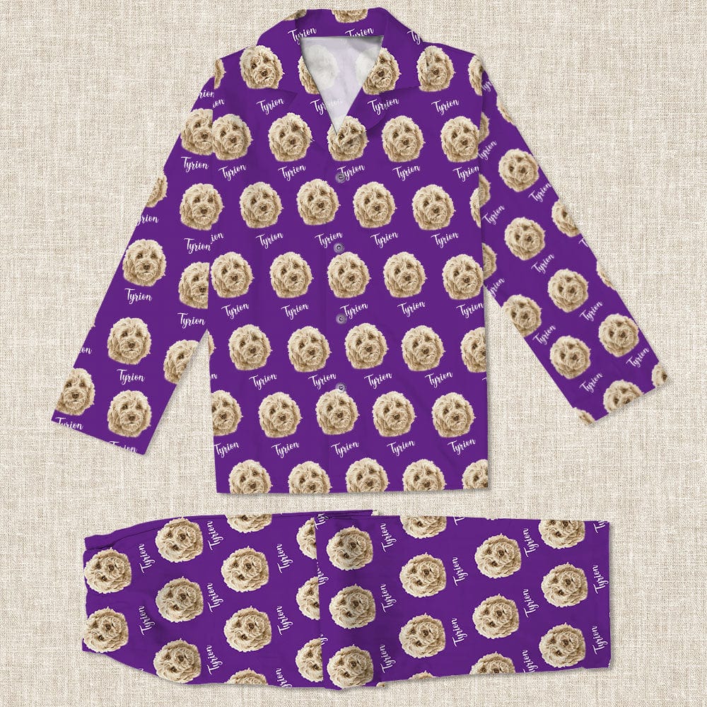 Custom Dog Cat Portrait And Add Name Pet Pajamas T368 889640 - Image 2