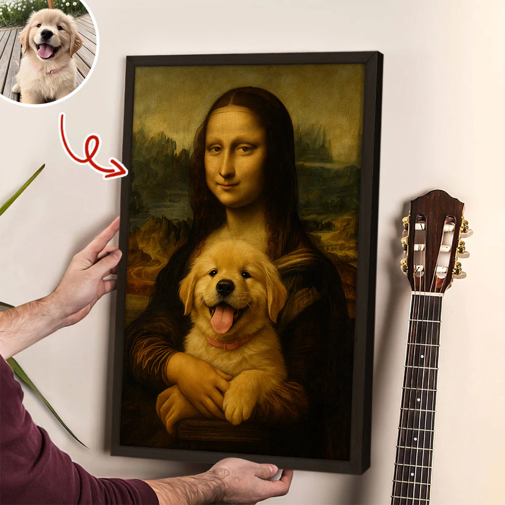 Custom Dog Photo Classical Style Poster Gift For Dog Lovers HO82 894586 - Image 3