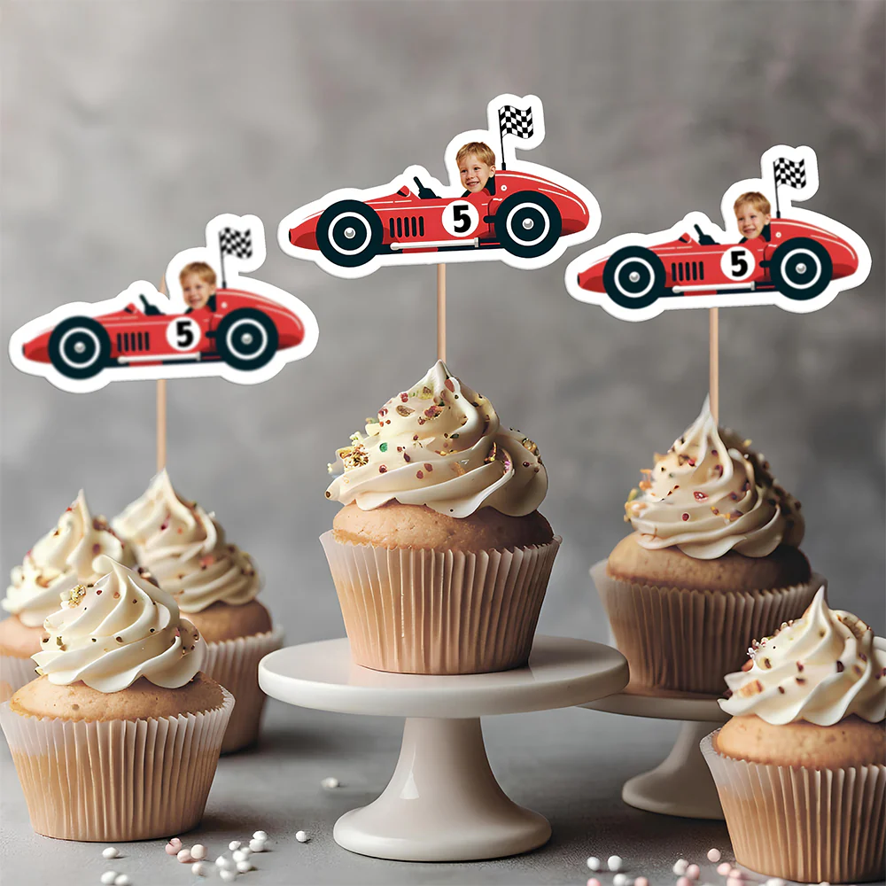 Custom Face Facing Party Cupcake Toppers Personalised Birthday Gift Party Decor HO82 893578 - Image 8
