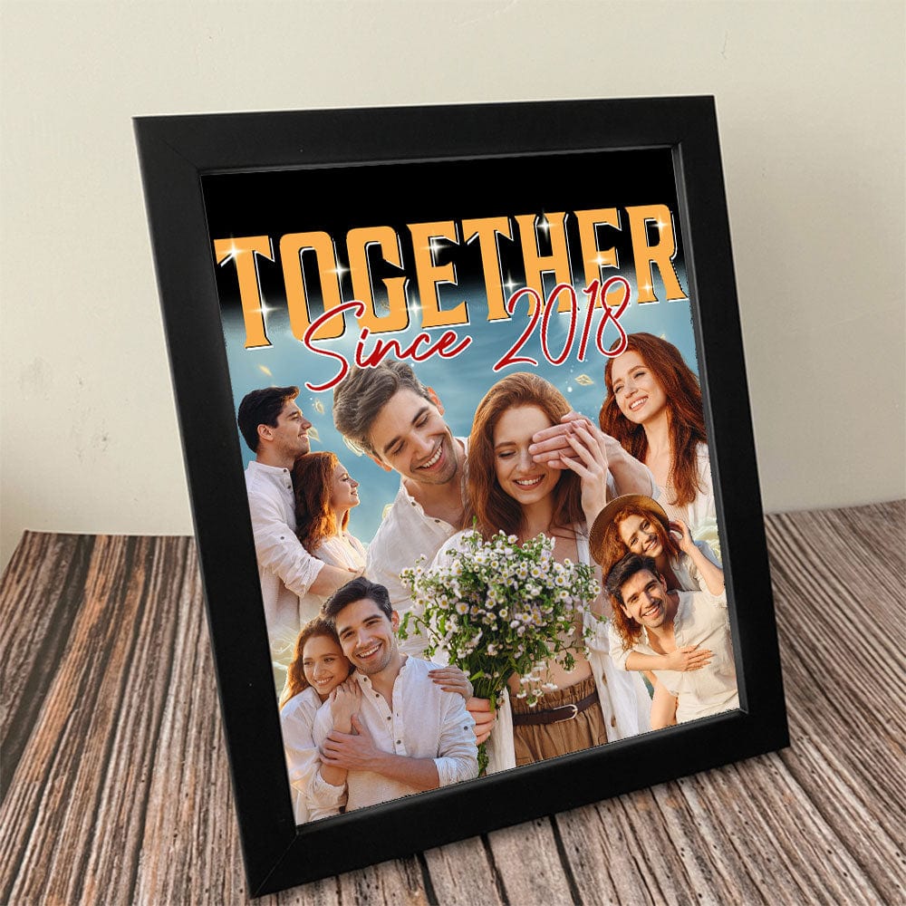 Custom Face Portrait Photo With Retro Style Picture Frame TA29 889634