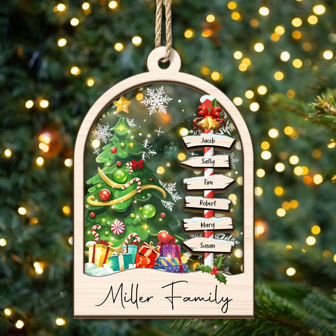 Custom Family Member Name Christmas Gift 2024 Ornament HO82 893342 - Image 4