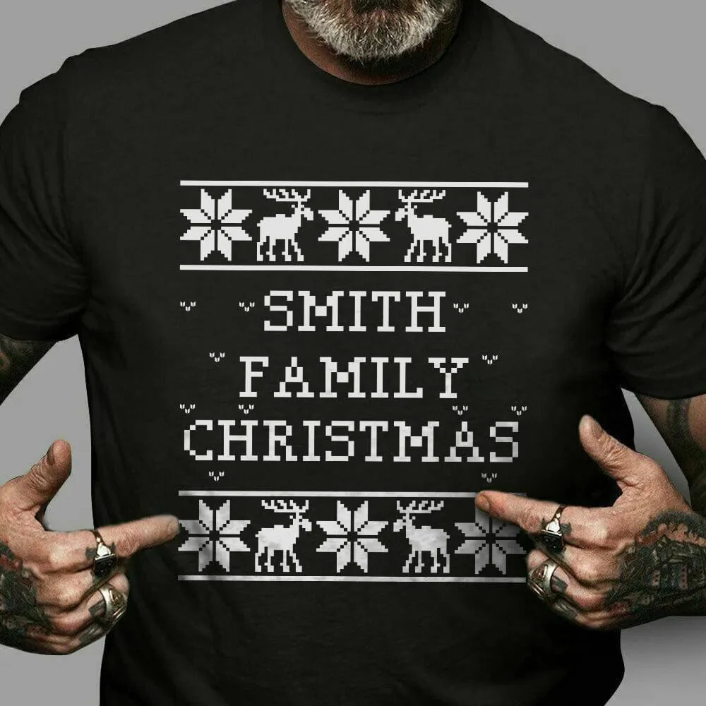 Custom Family Name Christmas Sweatshirt Personalized Gift HO82 893026 - Image 4